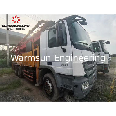 49m Capacity SANY Concrete Pump Truck 2013 Model with Diesel Engine and Mercedes Chassis