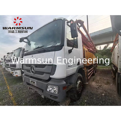 49m Capacity SANY Concrete Pump Truck 2013 Model with Diesel Engine and Mercedes Chassis