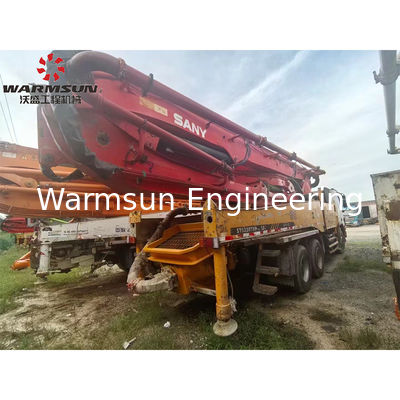 49m Capacity SANY Concrete Pump Truck 2013 Model with Diesel Engine and Mercedes Chassis