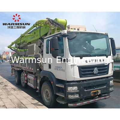 Second Hand 2022 Zoomlion 43-Meter Concrete Pump Truck for Construction works and Energy Mining Support on-site inspection