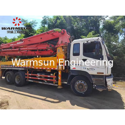 SANY Second Hand 2011 Model 37-Meter Concrete Pump Truck for Sale Max. Horizontal Conveying Distance 37 M