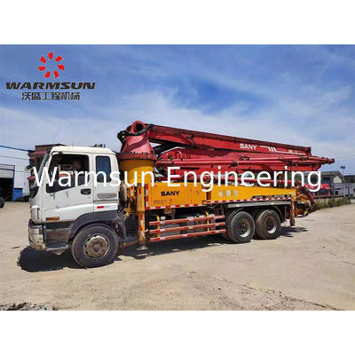 SANY Second Hand 2011 Model 37-Meter Concrete Pump Truck for Sale Max. Horizontal Conveying Distance 37 M